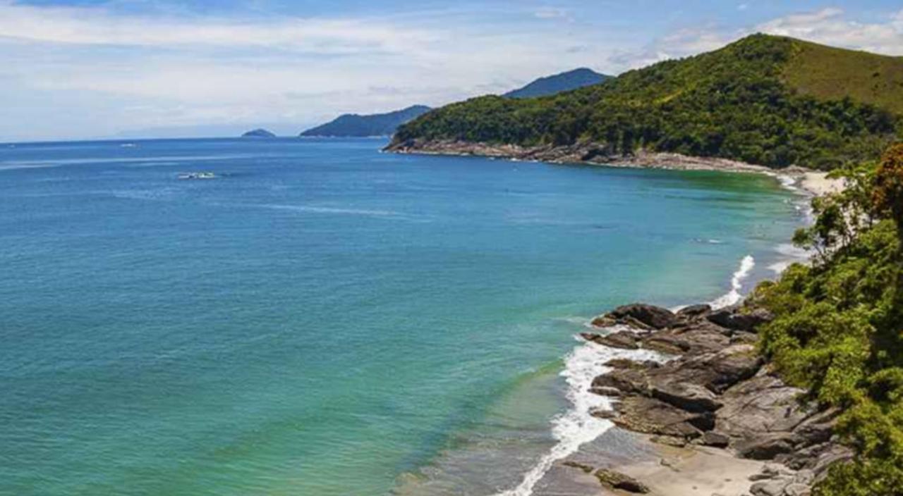 Casa Na Praia Litoral Norte Com Vista Para O Mar Perto Do Centro Сан-Себастьян Екстер'єр фото